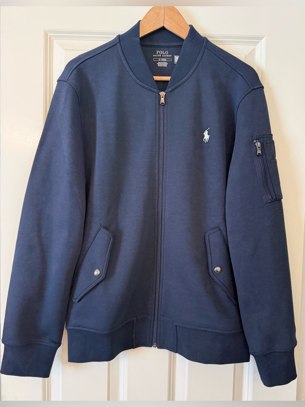 Polo Ralph Lauren Men’s Navy Full Zip Jacket Size M NWT